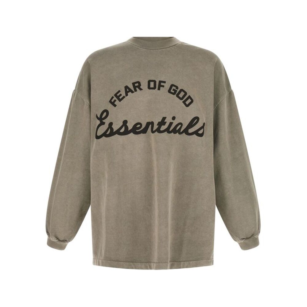 FEAR OF GOD ESSENTIAL Gray Cotton Men's Sweatshirt